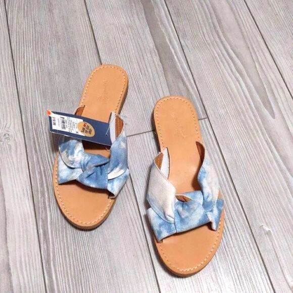(69-1920)  🔥3/$20🔥  Universal Thread Blue Melody Sandals Size 6 - Picture 7 of 9